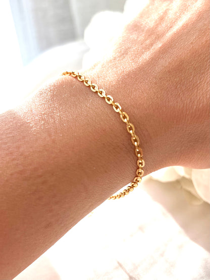 Boyfriend Chain Bracelet, Chain Bracelet, 14k gold filled bracelet