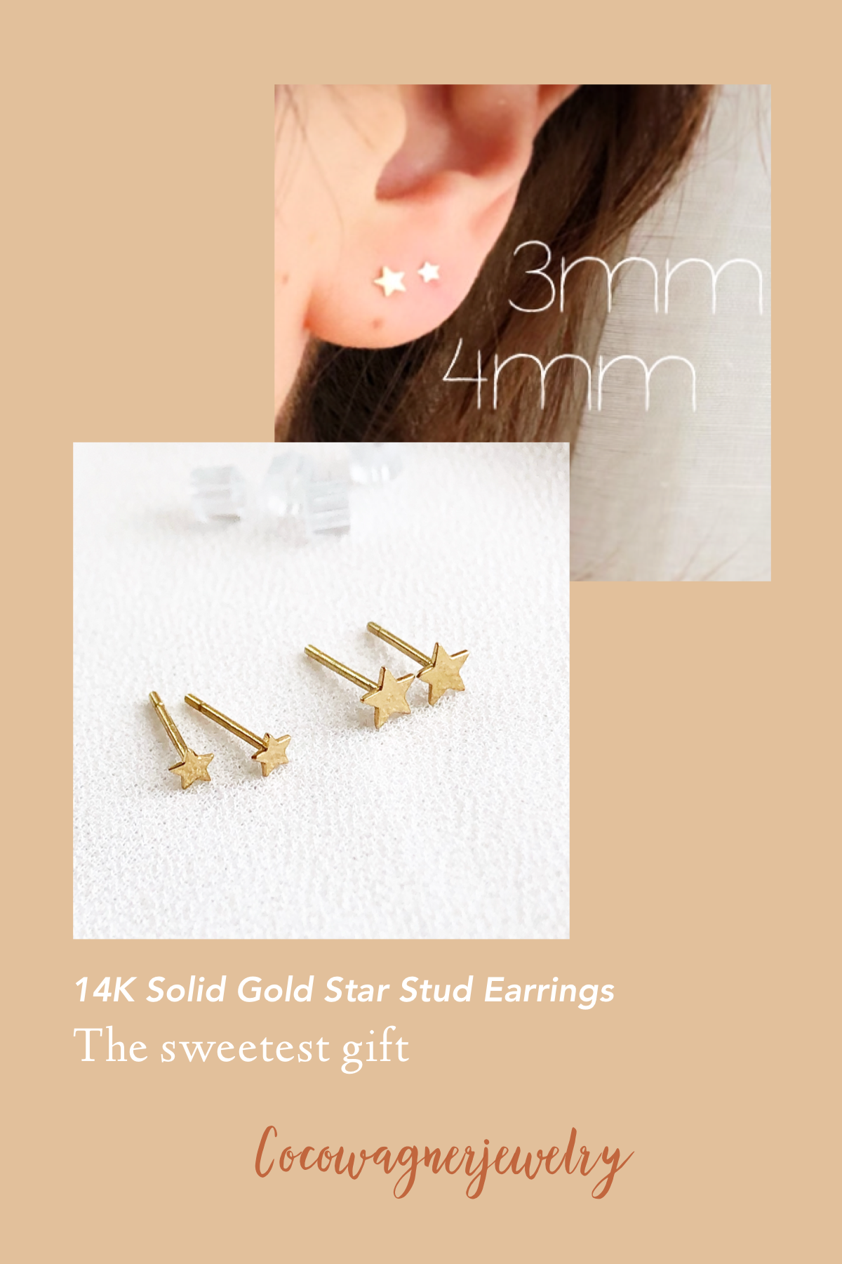 Tiny Star Stud Earrings - Single OR A Pair