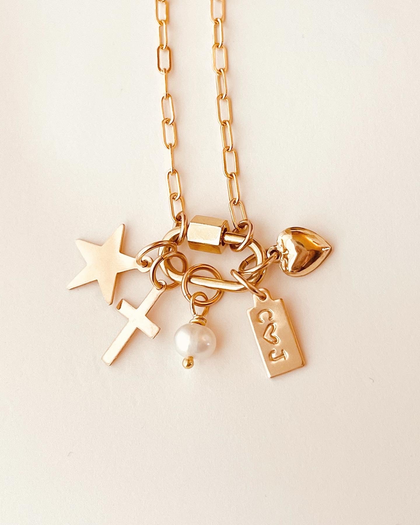 Chunky Charm Necklace