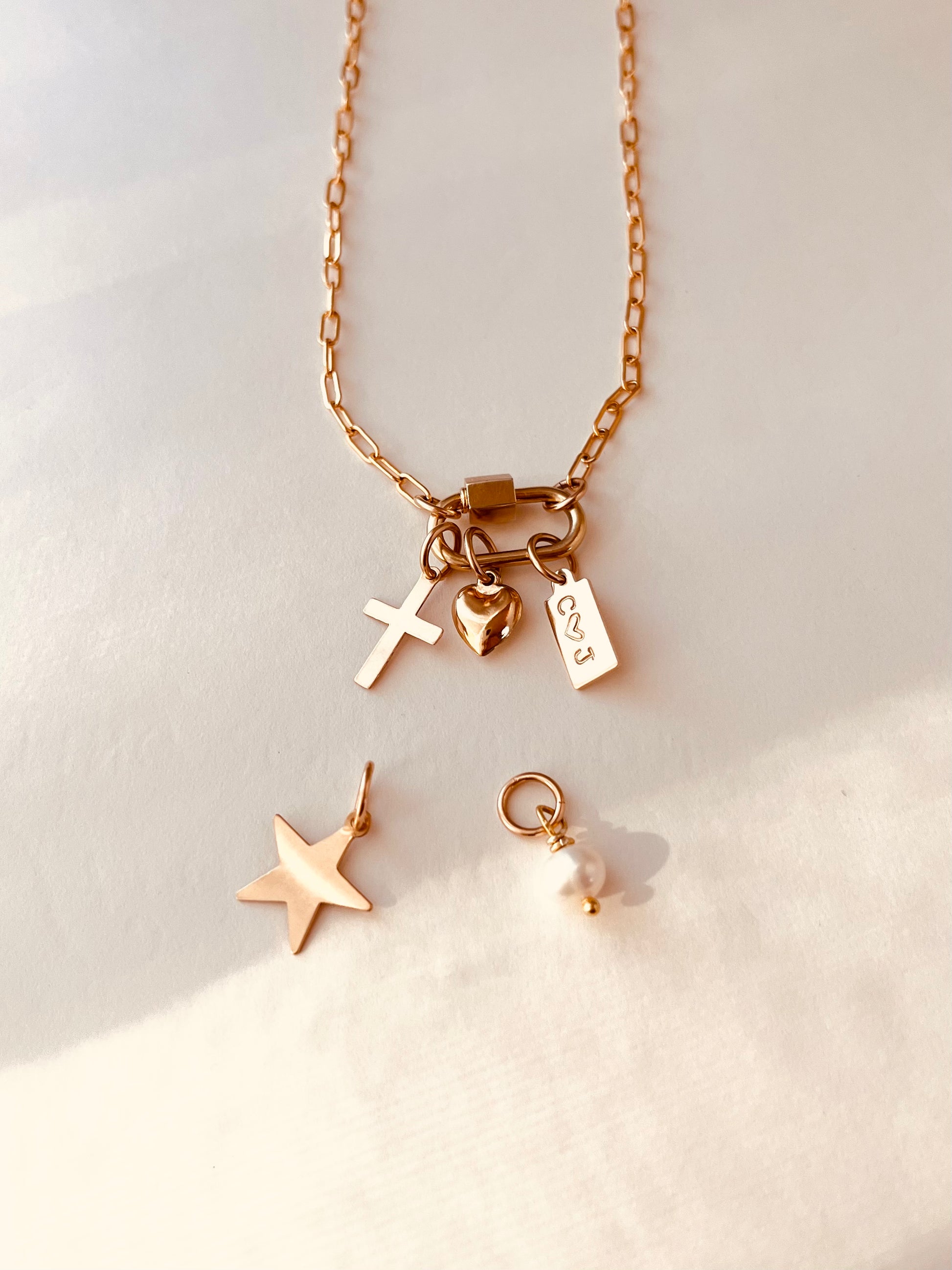 Charm Necklace Gold Coco Wagner Design