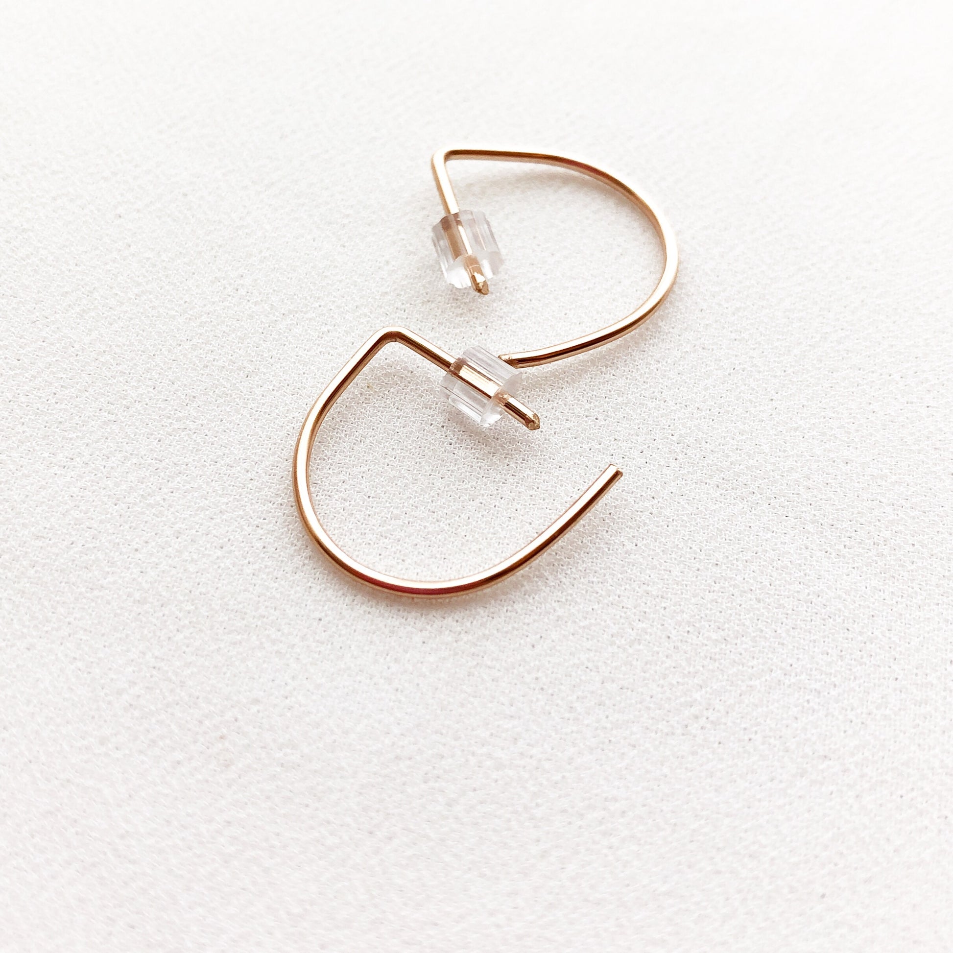 Semi Circle Stud Earrings - Small