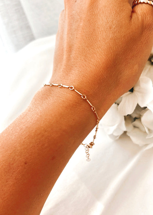 Mini Bar Link Bracelet